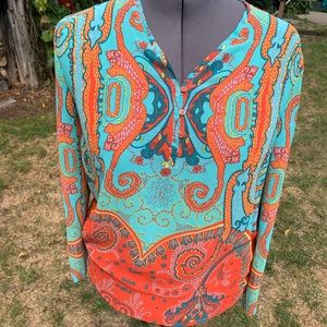 Tribal printed  top